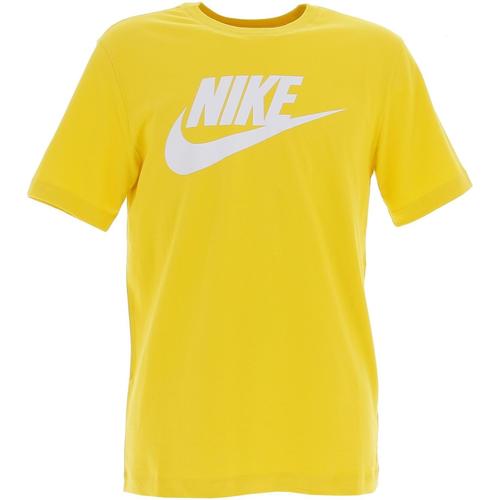 Vêtements Homme T-shirts manches courtes Magenta Nike M nsw tee icon futura Jaune