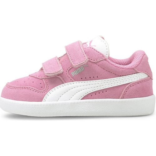 Chaussures Enfant Baskets mode BLACK Puma Baskets Ch Bb Icra Trainer (pink/wht) Rose