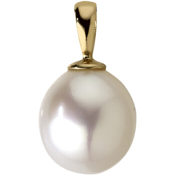 pendentifs brillaxis  pendentif  or 18 carats perle de culture  9,5/10 mm 