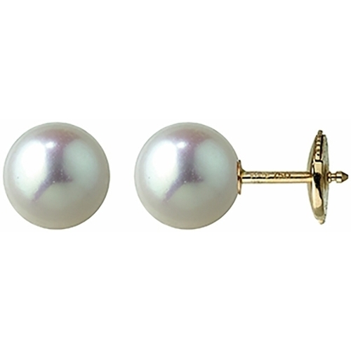 Montres & Bijoux Femme Boucles d'oreilles Brillaxis Boucles d'oreilles perles de culture or 18 carats

7/7,5mm Jaune