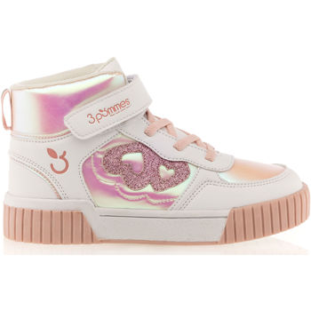 Chaussures Fille Baskets basses 3 Pommes Baskets / sneakers Fille Rose ROSE