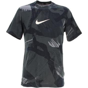 Vêtements Homme Polos manches courtes Nike M nk df tee camo aop Noir
