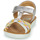 Chaussures Fille Sandales et Nu-pieds Shoo Pom GOA SALOME Rose / Jaune / Blanc
