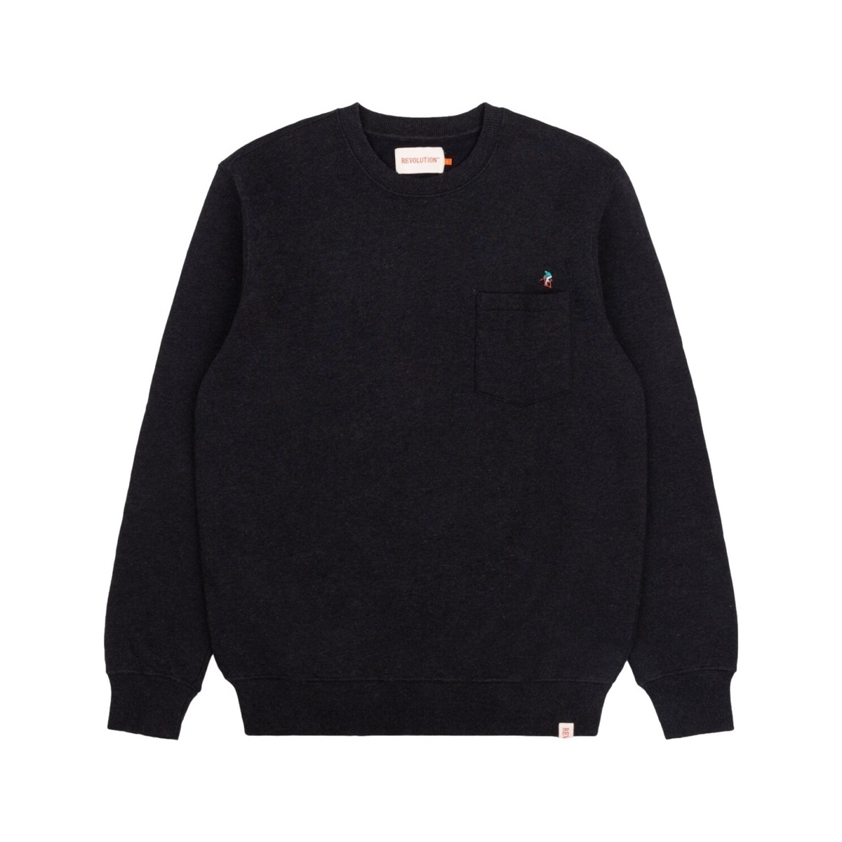 Vêtements Homme Sweats Revolution Regular Crewneck Sweatshirt 2731 - Black Noir