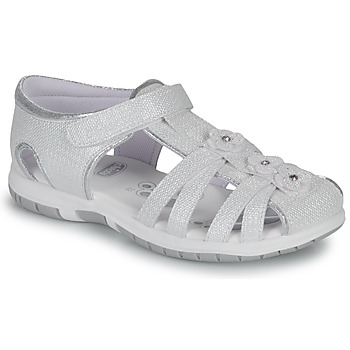 Chaussures Fille Sandales et Nu-pieds Chicco FLAVIA Blanc / Argenté