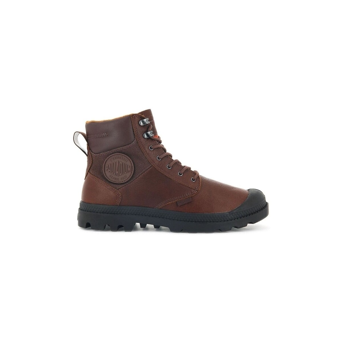 Chaussures Homme Boots Palladium PAMPA SHIELD WP LTH Marron