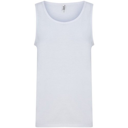 Vêtements Homme Débardeurs / T-shirts sans manche Casual Classics Ringspun Blanc