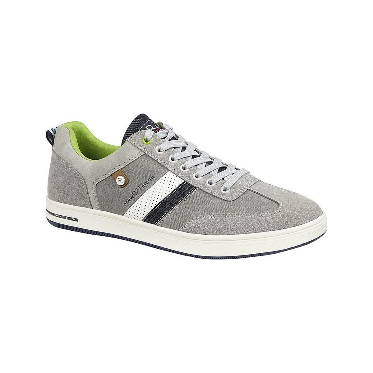 Chaussures Homme Baskets basses Route 21 Casual Gris