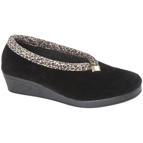 Chaussures Femme Chaussons Sleepers DF1973 Noir