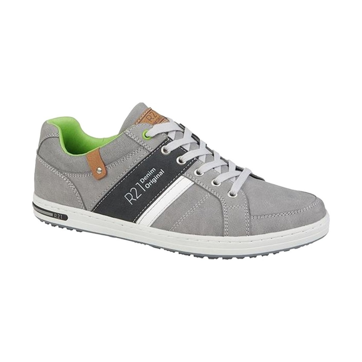 Chaussures Homme Baskets basses Route 21 DF2013 Gris