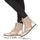 Chaussures Femme Boots Fru.it PARK PANNA Beige / Doré