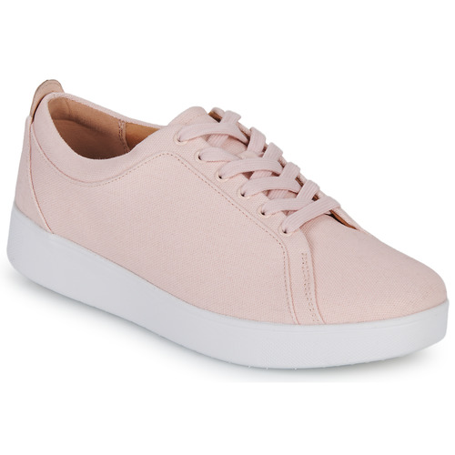 Chaussures Azzu Baskets basses FitFlop RALLY CANVAS TRAINERS Rose
