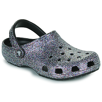 Chaussures Femme Sabots Crocs CLASSIC GLITTER CLOG Noir / Glitter