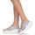 Chaussures Femme Mules Crocs CLASSIC CRUSH BUTTERFLY SANDAL Bleu / Blanc