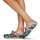 Chaussures Sabots Crocs CLASSIC RETRO RESORT CLOG Noir / Multicolore