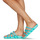 Chaussures Femme Mules Crocs CROCSSPLASHGLOSSYSTRAPPY Bleu