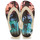 Chaussures Femme Tongs Crocs crazy CLASSICPLATFORMRETRORESORTFLIP Multicolore