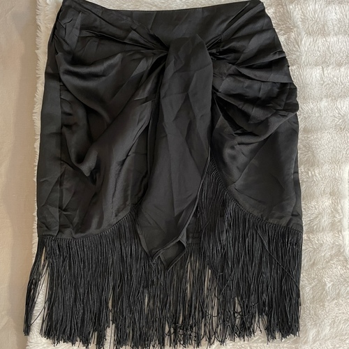 loavies Jupe franges Noir - Vêtements Jupes Femme 15,00 €