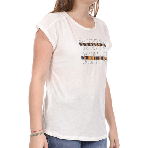 Vêtements Femme T-shirts manches courtes Teddy Smith 31014914D Blanc