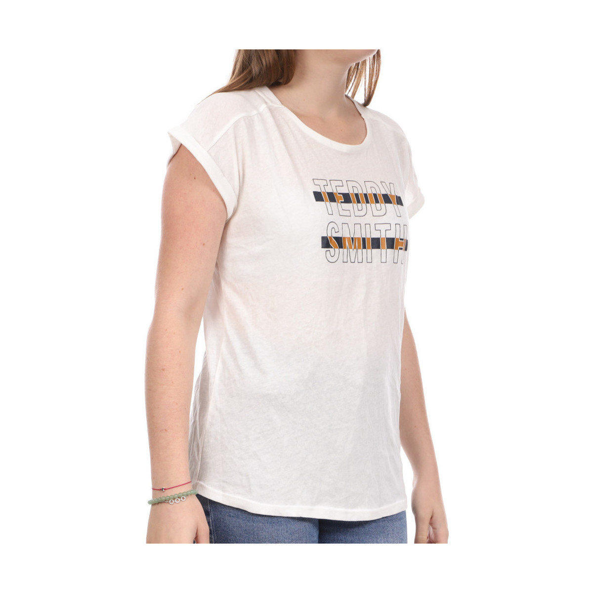 Vêtements Femme T-shirts & Polos Teddy Smith 31014914D Blanc