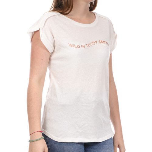 Vêtements Femme Tee-shirt Ticlass Basic Mc Teddy Smith 31015169D Blanc