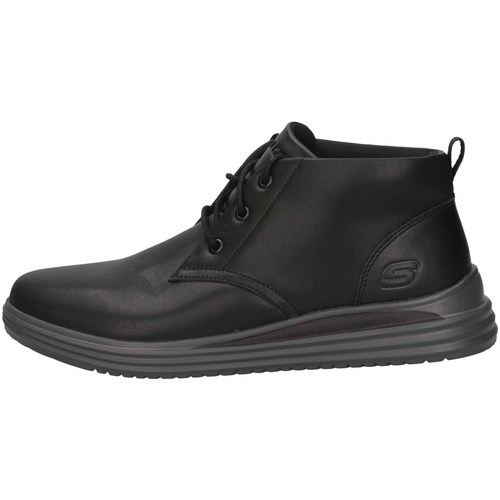 Chaussures Homme Boots Skechers 204670 Ankle homme NOIR Noir