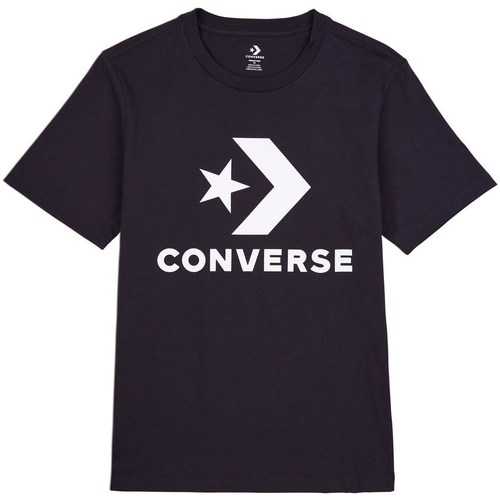 Vêtements Femme T-shirts manches courtes Converse Goto Star Chevron Noir