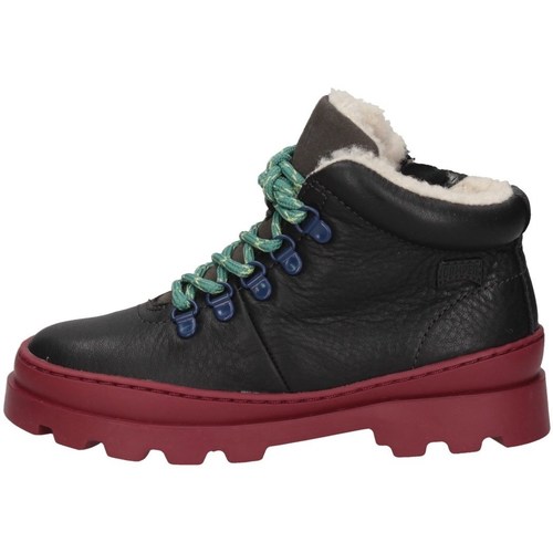 Chaussures Garçon Boots Camper Roman Stud leather ankle boots K900313-001 noir Noir