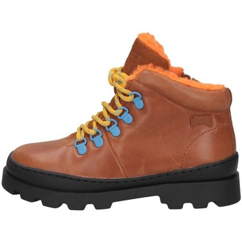 Chaussures Garçon Boots Camper Roman Stud leather ankle boots K900313-002 Brown Marron
