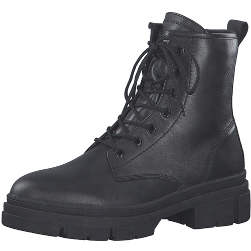 Chaussures Femme Boots Tamaris Boots lacets 25203-29-BOTTE Noir