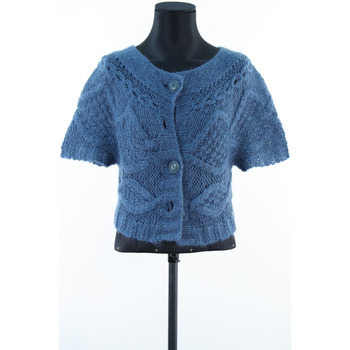 Vêtements Femme Sweats Mini Short En Soie Pull/Cardigan bleu Bleu