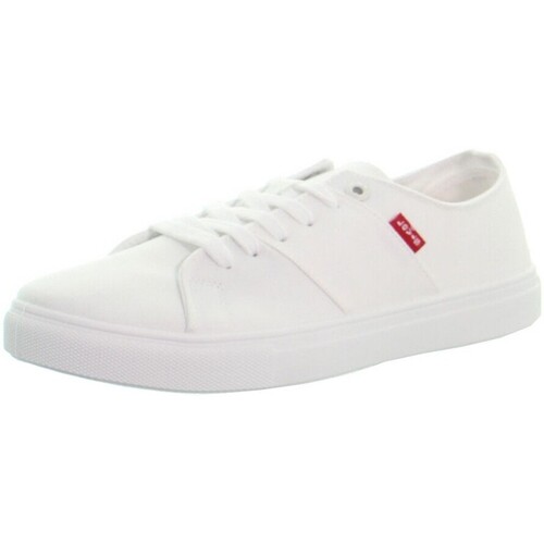 Chaussures Homme Baskets mode Levi's Chaussures en toile homme  ref_49778 Multi Blanc