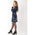 Vêtements Femme Robes Coton Du Monde courte en coton ARYA imprimé végétal Bleu