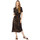Vêtements Femme Robes Coton Du Monde chemise high low SHEILA tie and dye noir Noir
