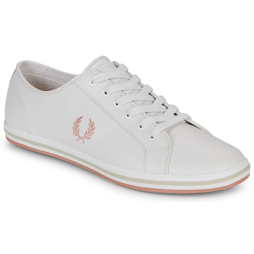 Chaussures Homme Baskets basses Fred Perry KINGSTON LEATHER Porcelaine / Rouille
