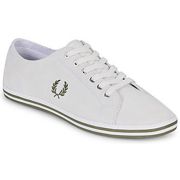 Chaussures Homme Baskets basses Fred Perry KINGSTON SUEDE Blanc / Vert
