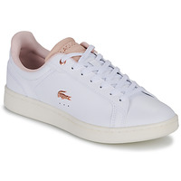 Chaussures Femme Baskets basses Lacoste CARNABY PRO Blanc / Rose