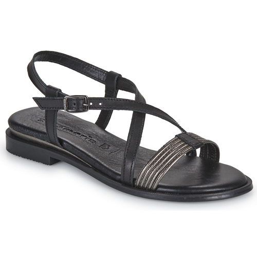 Chaussures Femme Les bottes coupées en biais Tamaris 28108-094 Noir