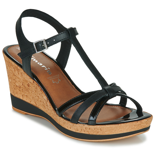 Tamaris 28347-001 Noir - Livraison Gratuite | Spartoo ! - Chaussures Sandale  Femme 55,96 €