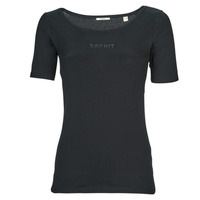 Vêtements Femme T-shirts manches courtes Esprit TSHIRT SL Noir