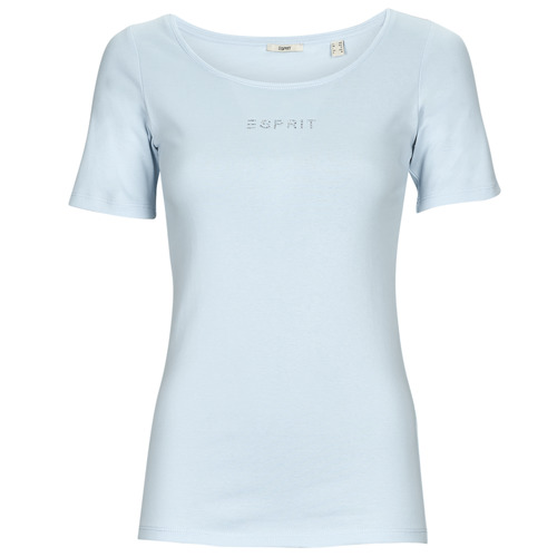 Vêtements Femme T-shirts manches courtes Esprit TEE Bleu