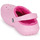 Chaussures Fille Sabots Crocs charcoal CLASSIC LINED CLOG K Rose