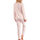 Vêtements Femme Pyjamas / Chemises de nuit Admas Pyjama velours tenue pantalon chemise Elegant Stripes Rose