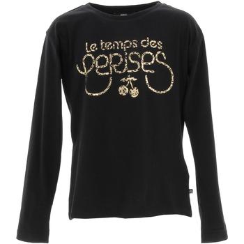 Vêtements Fille lace logo-print hoodie Bianco Le Temps des Cerises Izbagi midnight ml tee g Noir