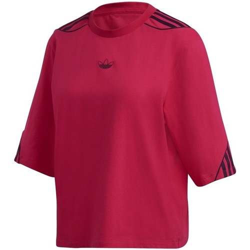 Vêtements Femme T-shirts & Polos adidas Originals Crop T Shirt Rouge