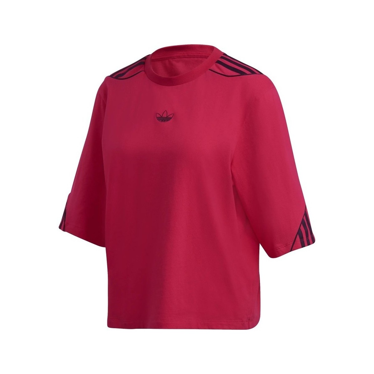 Vêtements Femme T-shirts & Polos adidas Originals Crop T Shirt Rouge