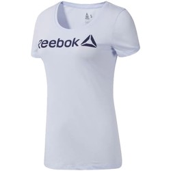 Vêtements Crossfit T-shirts & Polos Reebok Sport Linear Read Scoop Blanc