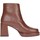 Chaussures Femme Boots Albano  Marron