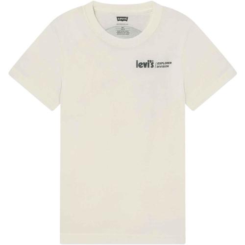 Vêtements Garçon T-shirts manches courtes Levi's  Blanc