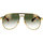 Montres & Bijoux Homme Lunettes de soleil Gucci Occhiali da Sole  GG1220S 004 Doré